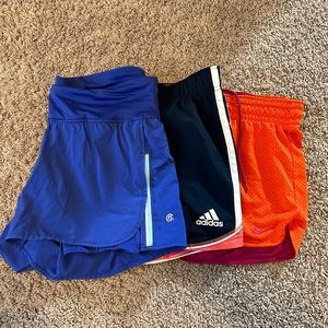 3 Pairs of Womens Small Athletic Shorts